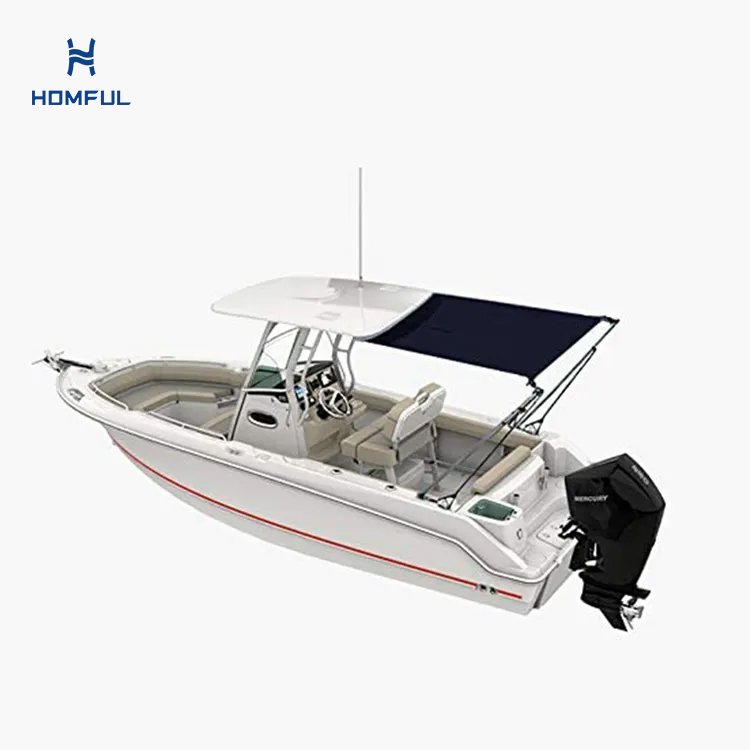 HOMFUL Marine Boat T-top Canopy Bimini Top Extension Boat Sun Shade
